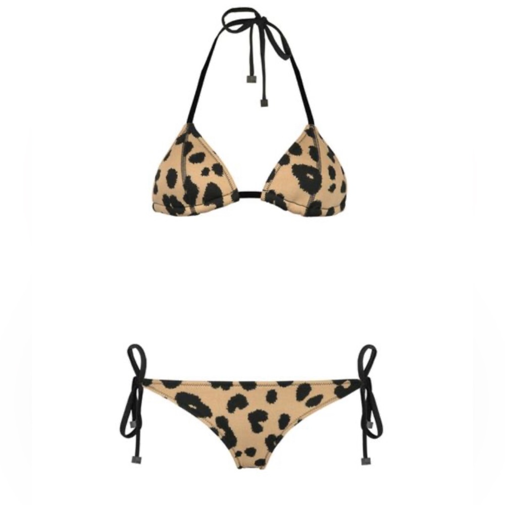 TRIANGL BIKINI SWIMWEAR - INDY LILY LEOPARD Neoprene |Size Small - Picture 5 of 13